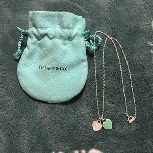 Tiffany & Co. Heart Tag Pendant & bag